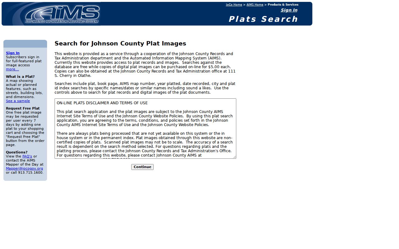 Johnson County plat search used to compare nearby Olathe parcels